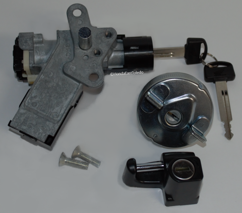 Honda OEM Ignition Key Switch Lock & Screw Set 06-22 NPS50 Ruckus